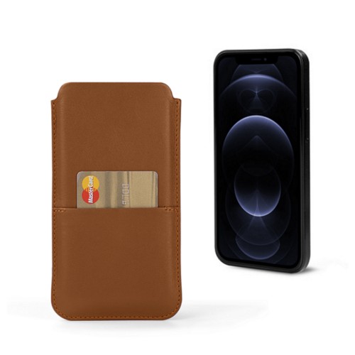Custodia per iPhone 12 Pro Max con tasca