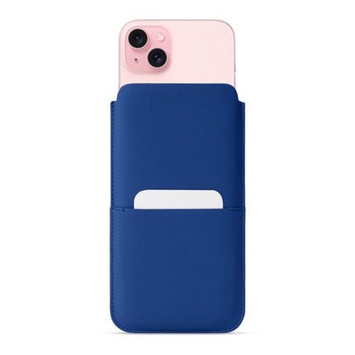 Custodia di lusso con tasca - iPhone 15 Plus