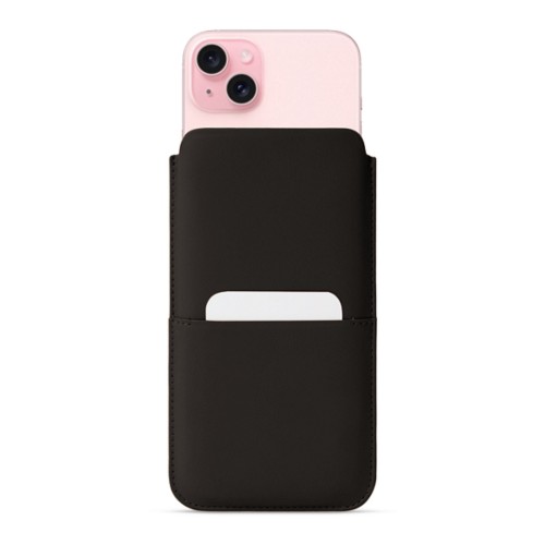 Custodia di lusso con tasca - iPhone 15 Plus