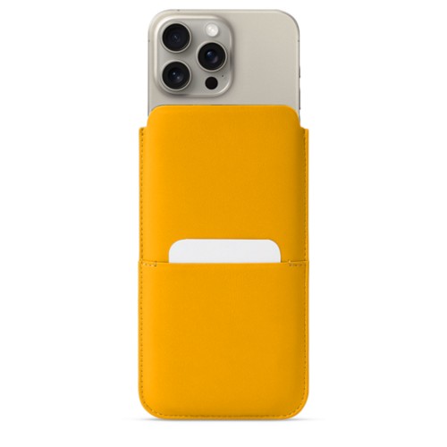Custodia di lusso con tasca - iPhone 15 Pro Max