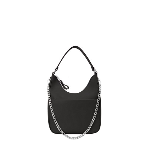 Hobo Shoulder Bag with Chain - L5