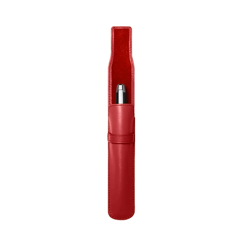 Etui à stylo simili-cuir avec élastique pour carnet A5 - Grenade