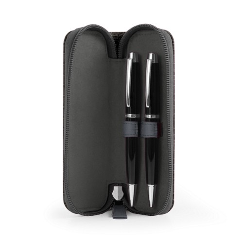 Astuccio con zip - 2 penne