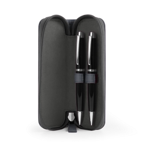 Astuccio con zip - 2 penne