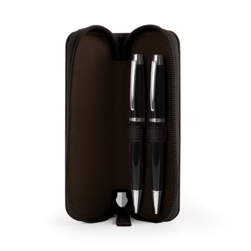 Astuccio con zip - 2 penne