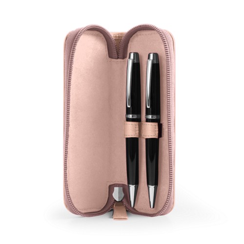 Astuccio con zip - 2 penne