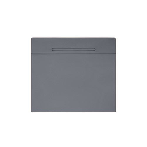 Customisable desk blotter (40 x 35.5 cm) - Mouse-Grey - Smooth Leather