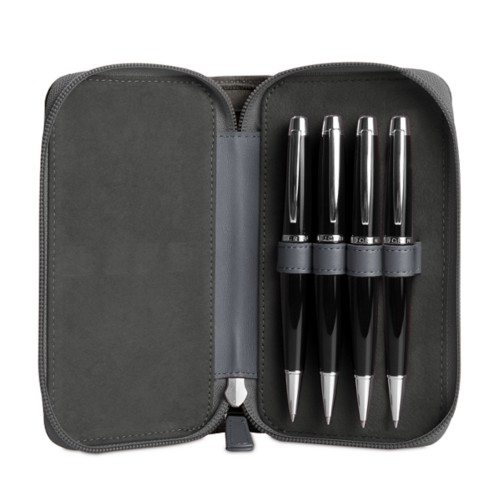 Astuccio con zip - 4 penne