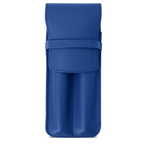 Astuccio per due penne con patta -Maxi