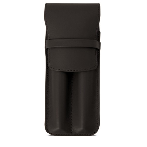 Astuccio per due penne con patta -Maxi