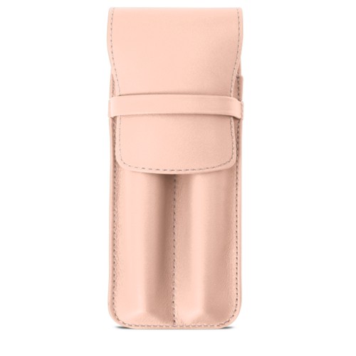 Astuccio per due penne con patta -Maxi