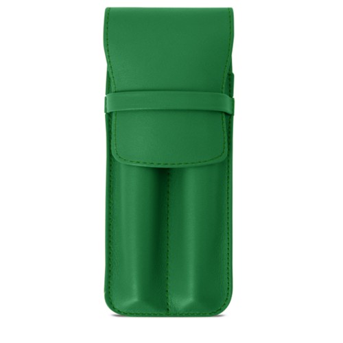 Astuccio per due penne con patta -Maxi