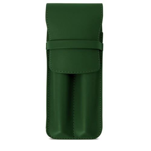 Astuccio per due penne con patta -Maxi