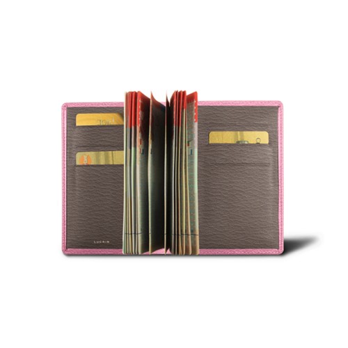 Luxury bicolor passport holder