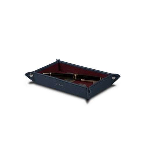 Small rectangular bicolor tidy tray (6.7 x 4.3 x 1 inches)