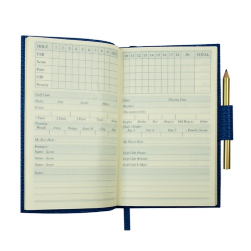 Cuaderno para puntuaciones de golf