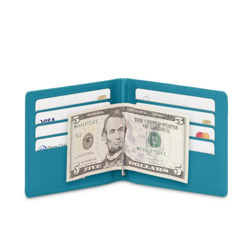 Portafoglio con fermasoldi e porta carte - 8 carte