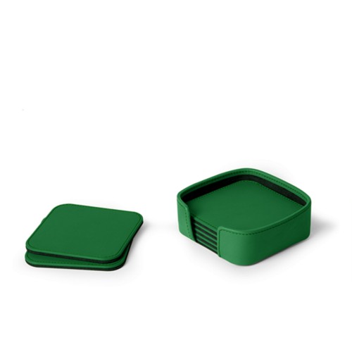 Set di 6 sottobicchieri quadrati
