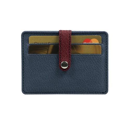 Bicolor card wallet for 8 cards