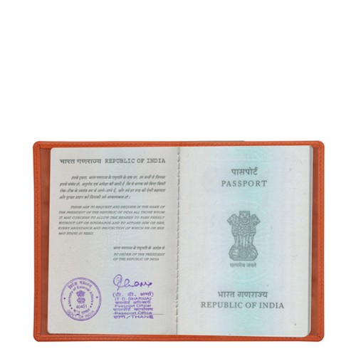 Porta-passaporte indiano