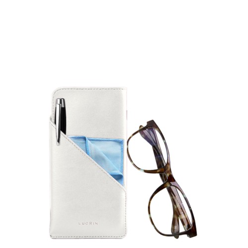 Astuccio per occhiali con tasca