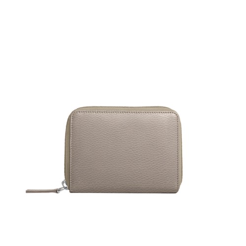 Portafoglio a soffietto con zip