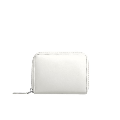Portafoglio a soffietto con zip