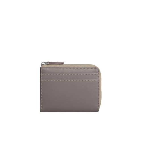 Porta carte mini con zip