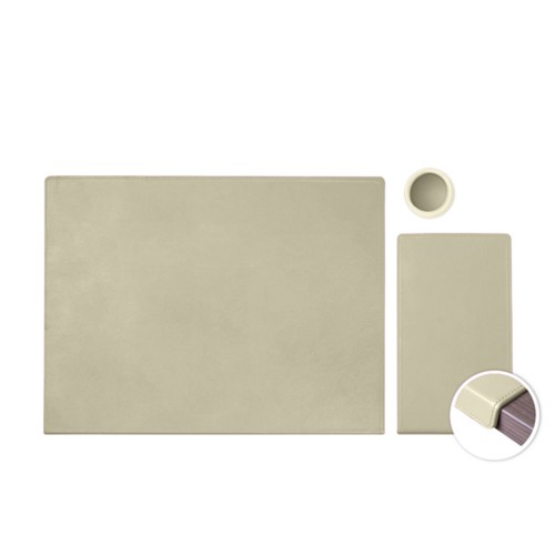 Set da scrivania con proteggi spigolo
