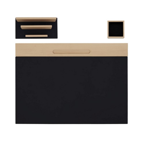 Set da scrivania minimalista - legno
