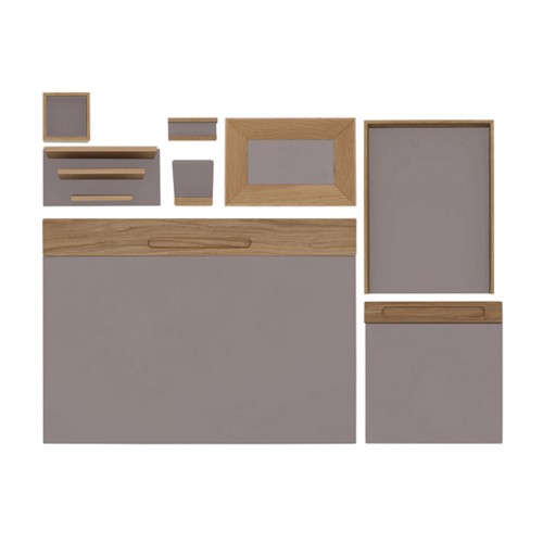 Set da scrivania executive - Quercia & Pelle