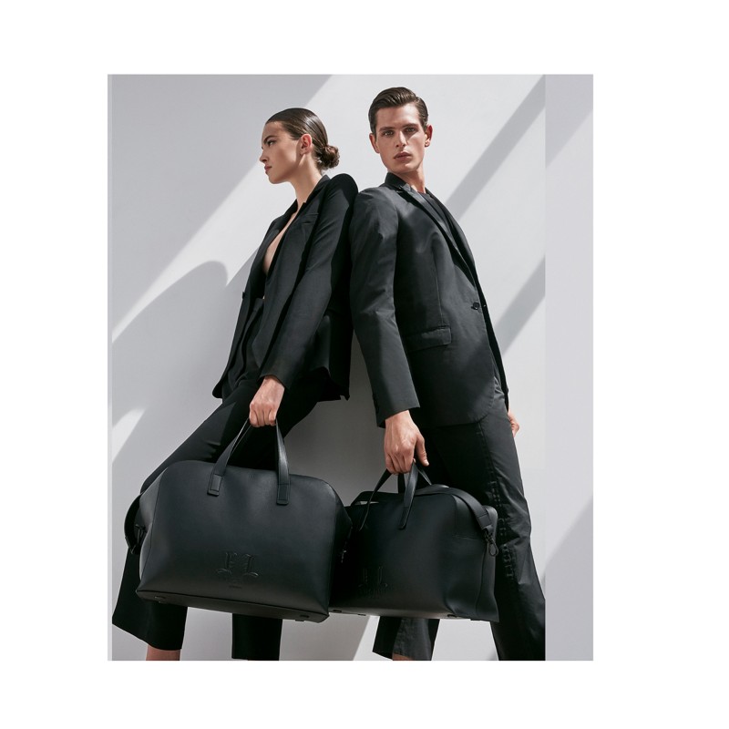 L25 Leather Travel Bag Holdall - Leather Travel Tote With Luggage Sleeve L25 Leather Travel Bag Holdall - Leather Travel Tote With Luggage Sleeve