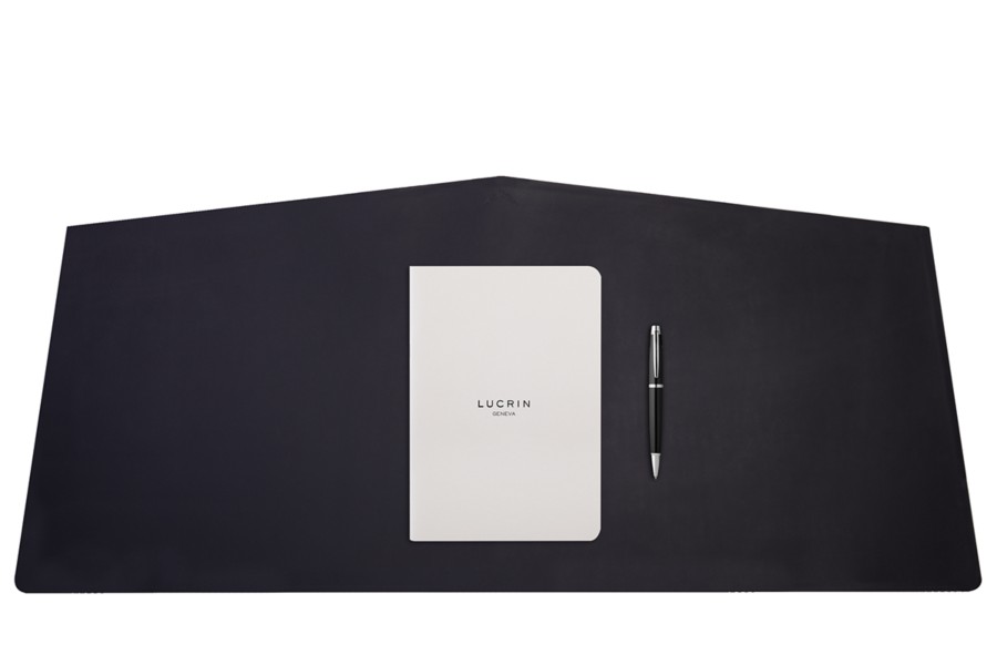 LUCRINルクラン 本革製 スリーブ ブラック カルバンクライン 二つ折り財布 メンズ ブラック Calvin Klein