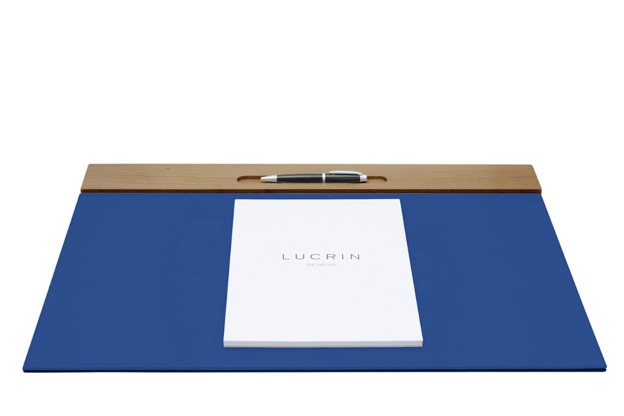 Wooden Leather Desk Pad