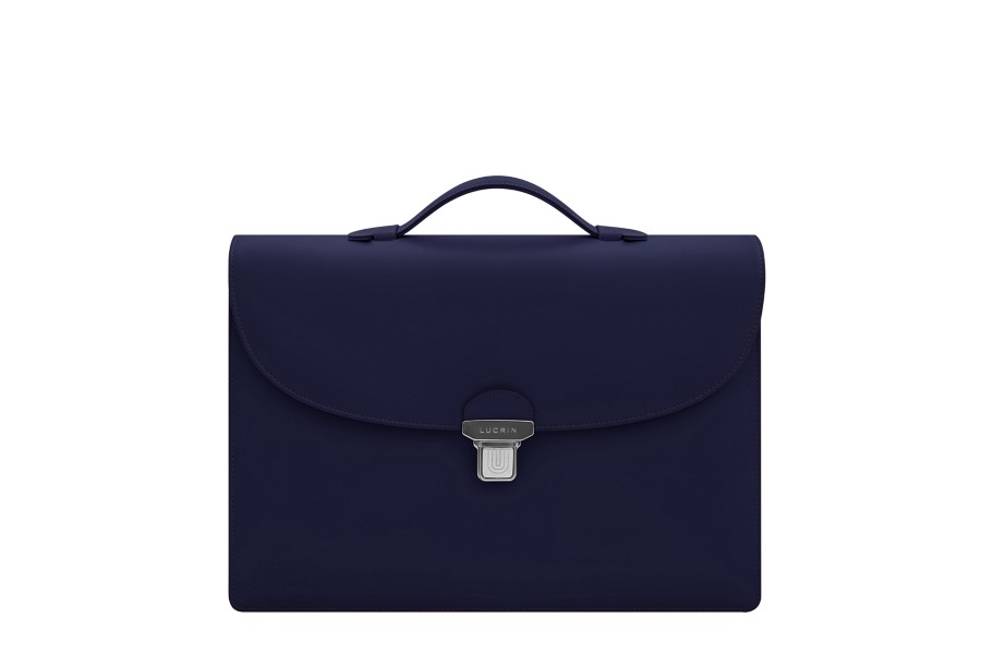 navy blue briefcase