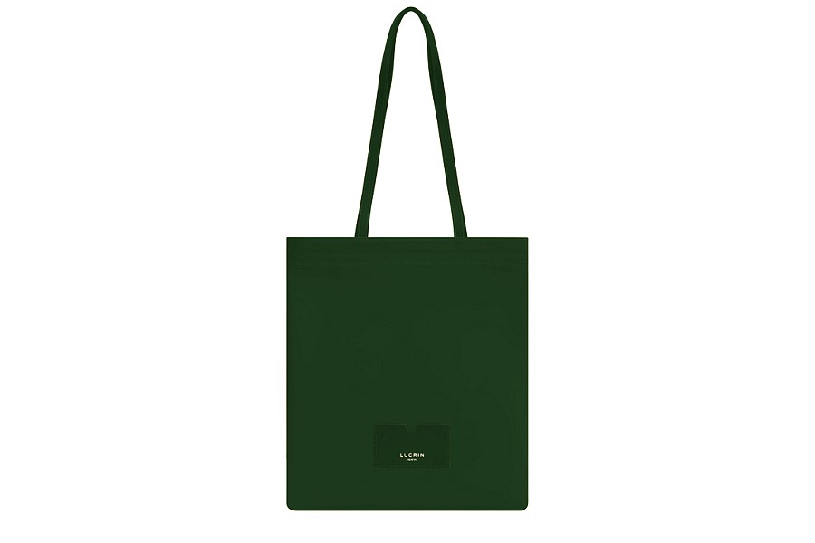 the tote bag slate green