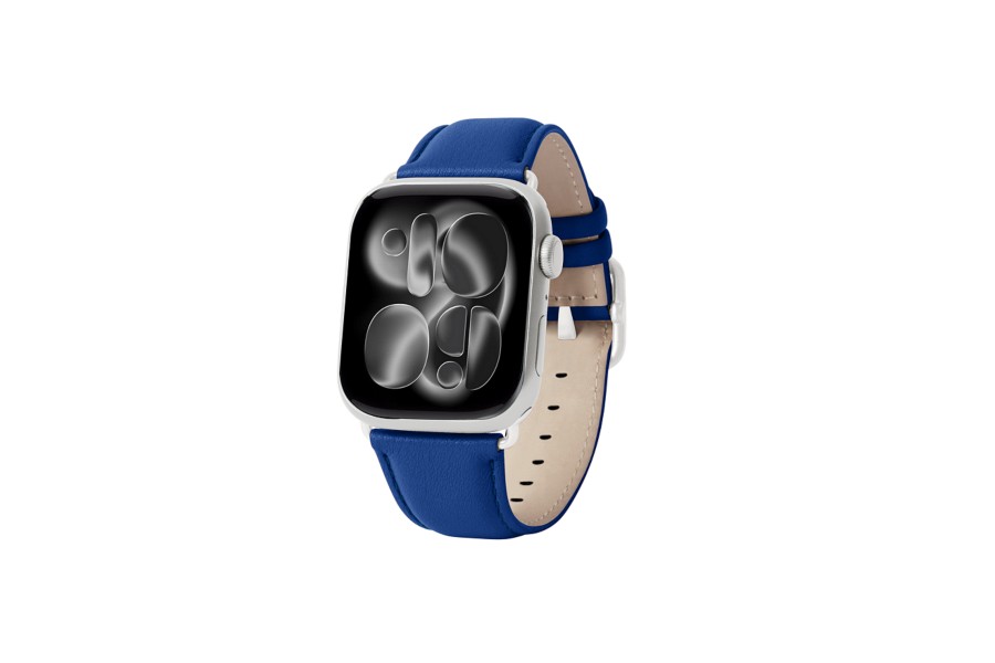 Apple Watch Series 11 (42mm) および SE 3 (40mm) 用レザーバンド