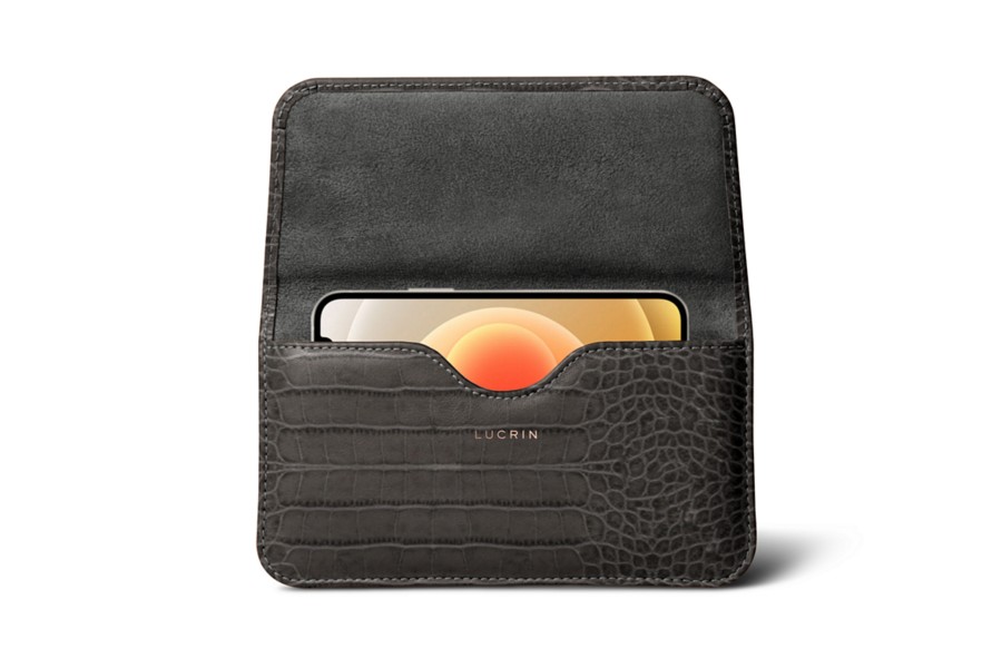 iPhone 12 Leather Case: Customizable | Lucrin Geneva US