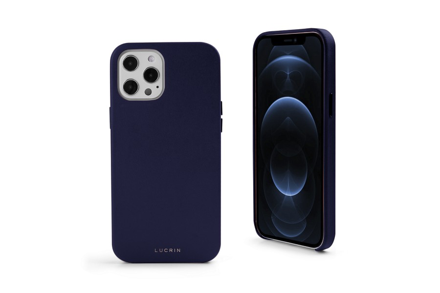 Cover di lusso in pelle per iPhone 12 Pro Max