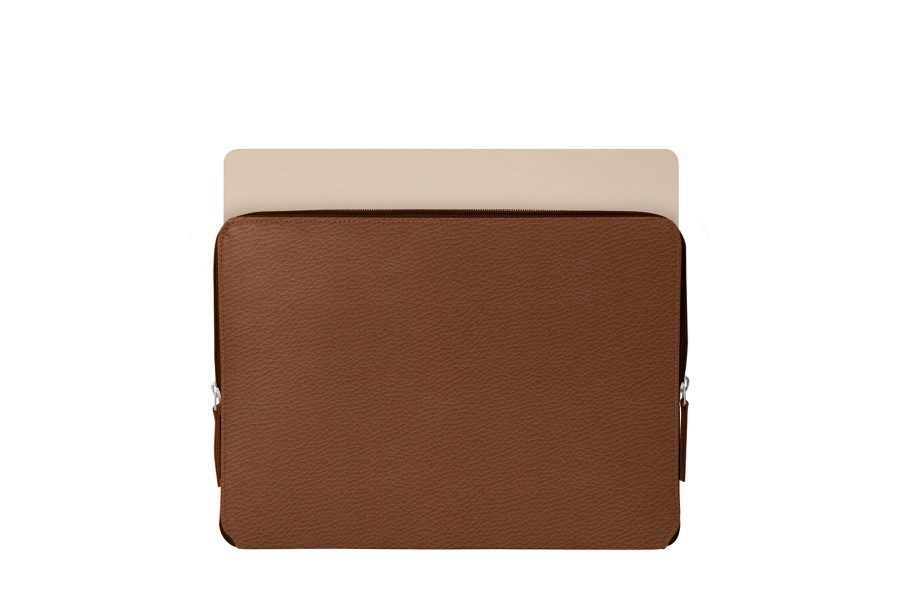 Customisable Leather Zipped Pouch for Surface Laptop 13.8