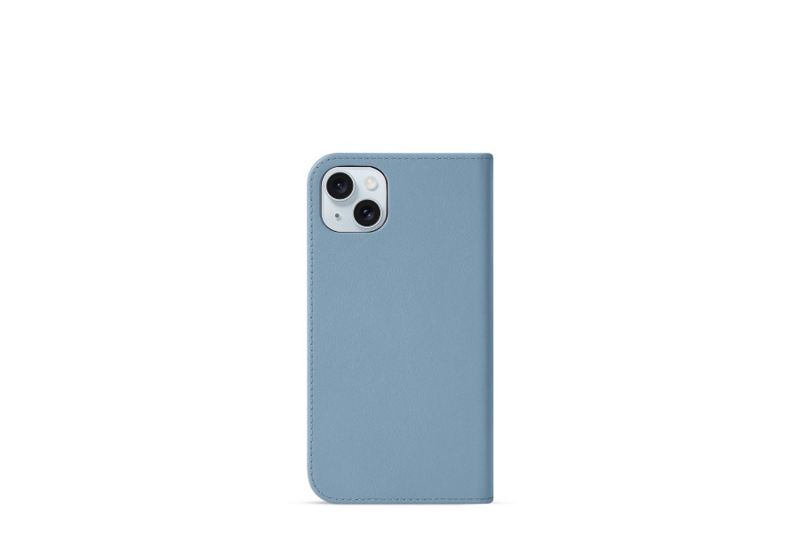 LUCRIN Geneva iPhone 11 Wallet Case - Pastel Arctic - Granulated Leather
