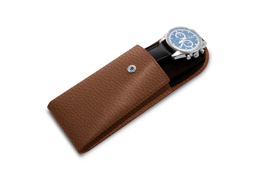 6x étui de montre de protection en cuir pour boîte de montre unique 