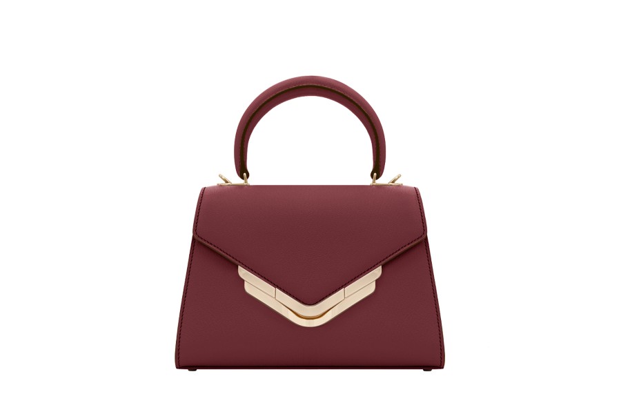 LUCRIN 21 - Burgundy - Goat Leather