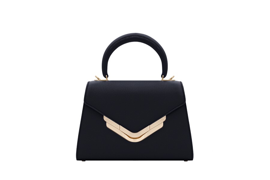 LUCRIN 21 - Black - Goat Leather