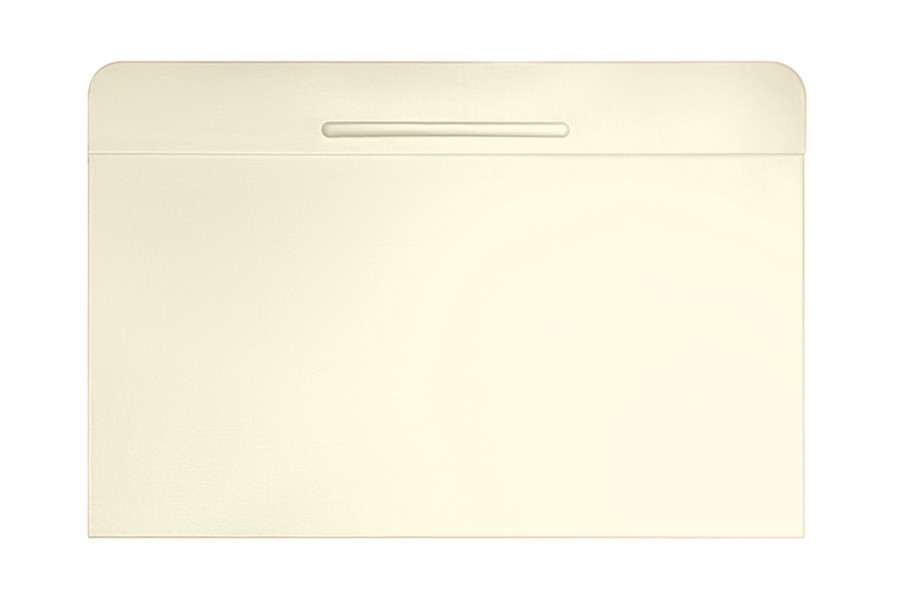 Leather desk pad (60 x 40 cm) OffWhite Smooth Leather
