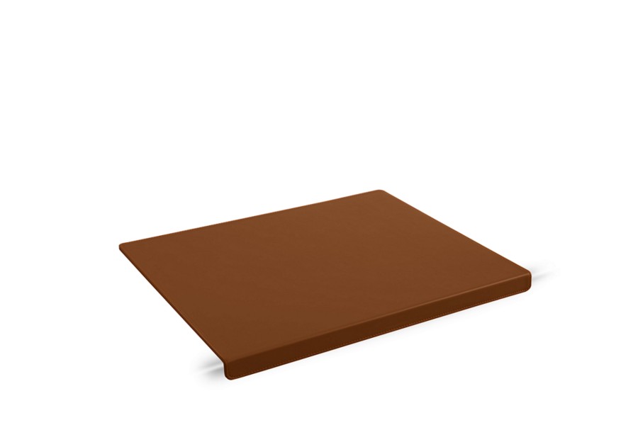Small Desk Pad With Edge Protector, Leather Desk Blotter Pad