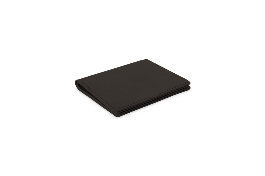 Slim Credit Card Case No. 204 | Black Leather